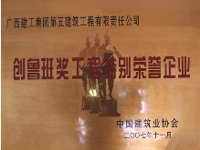 创鲁班奖工程特别荣誉企业