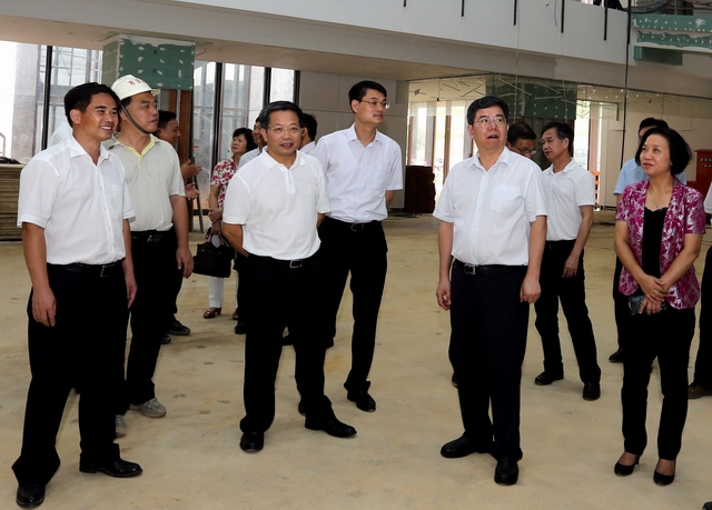 自治区党委常委、组织部部长喻云林出席百色干部学院项目建设冲刺动员会